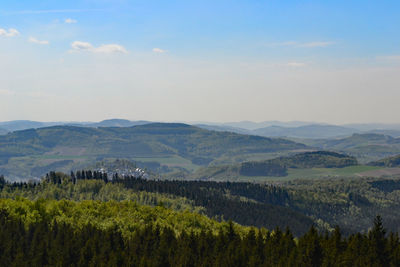 Scenic view of landscape against sky