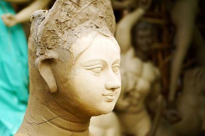 Close-up of statue