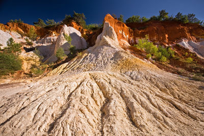 Scenic view of rocky mountains against sky