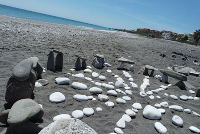 Scenic view of beach