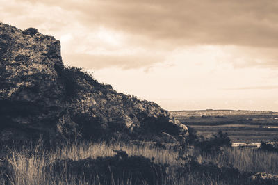 Scenic view of landscape against sky