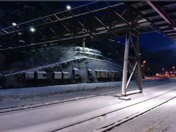 Railroad station platform