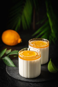 Close-up of drink on table