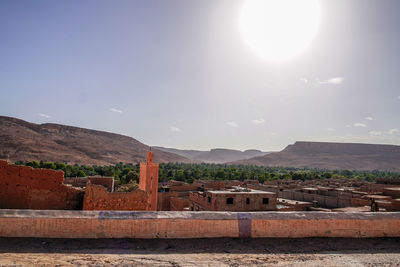 View of fort against the sky