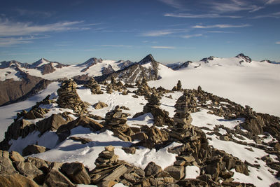 Panoramic view of landscape against sky