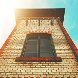 Low angle view of building against sky