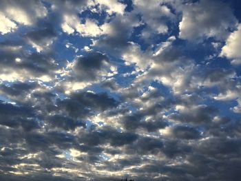 Low angle view of cloudscape