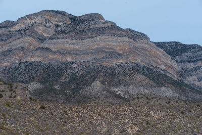 Scenic view of rocky mountains against sky