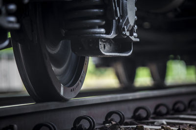 Close-up of vintage car