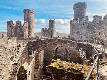 Old ruins against sky