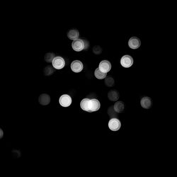 Defocused lights at night