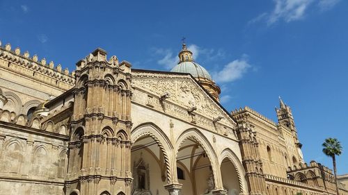 Low angle view of statue