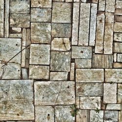 Full frame shot of stone wall