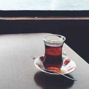 Close-up of drink on table