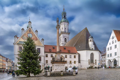 St. george is parish church at marienplatz in freising, germany