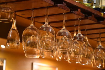 Wineglass in bar