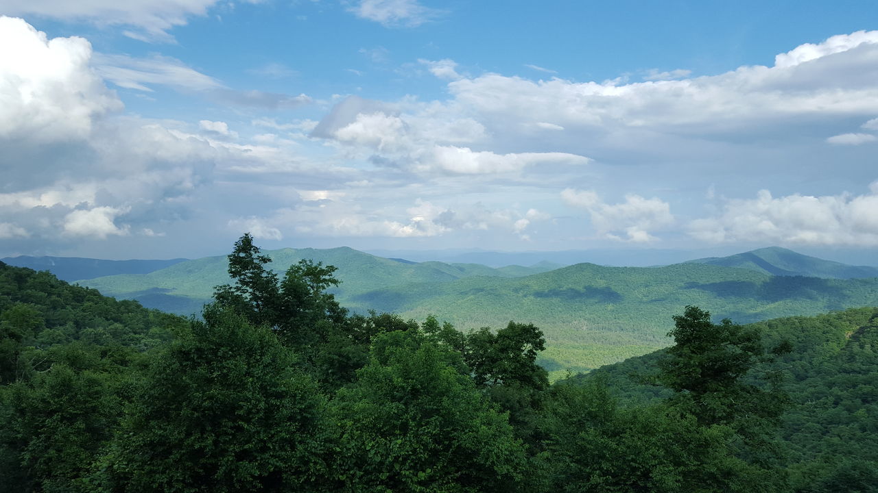 Cold mountain overlook