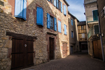 La canourgue in lozere in france