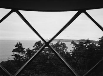 Close-up of bridge against sky