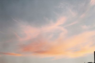 Low angle view of dramatic sky