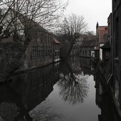 View of houses with waterfront