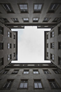 Low angle view of building against sky