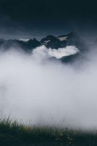 Scenic view of landscape against sky