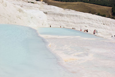 Group of people on shore