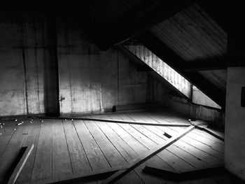 Interior of abandoned room