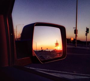 View of sky at sunset
