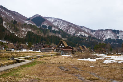 Houses on hill