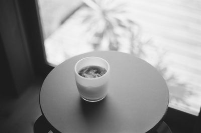 Close-up of coffee on table