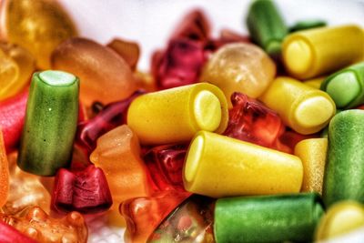 Close-up of chopped fruits in plate