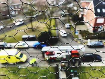 Close-up of chainlink fence