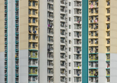 Low angle view of residential building