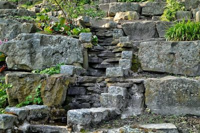 Full frame shot of stone wall