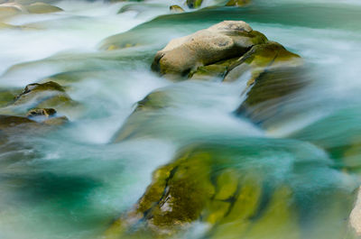 Rocks in sea