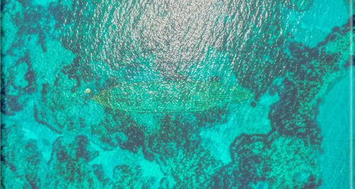 Full frame shot of swimming pool