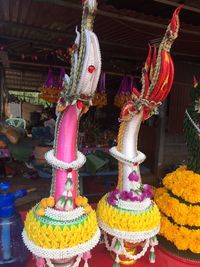 Close-up of multi colored hanging for sale