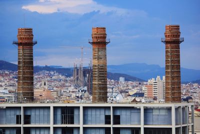 Cityscape against sky