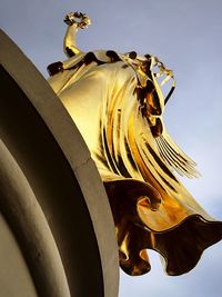 Low angle view of statue