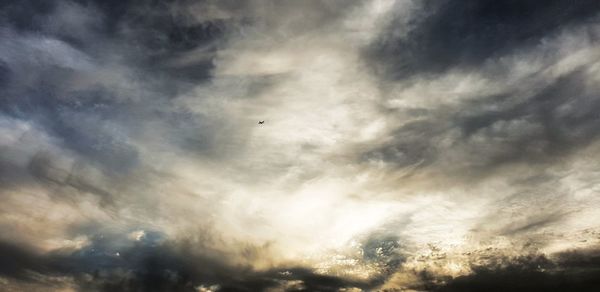 Low angle view of clouds in sky