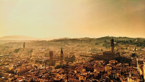 Cityscape at sunset