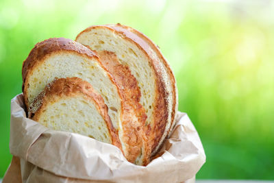 Close-up of bread