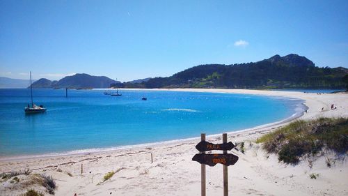 Scenic view of calm sea