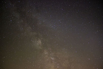 Low angle view of stars in sky