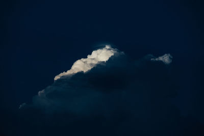 Low angle view of clouds in sky