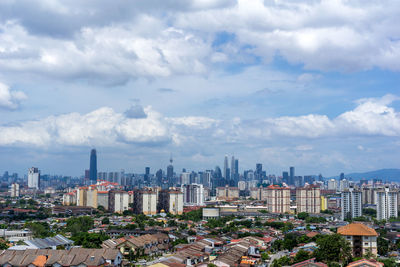 Cityscape against sky