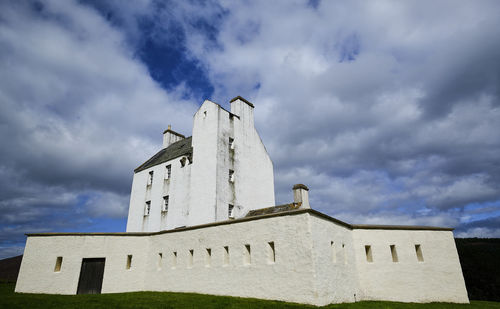 Low angle view of historical building against sky