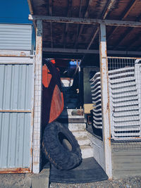 Tire outside factory